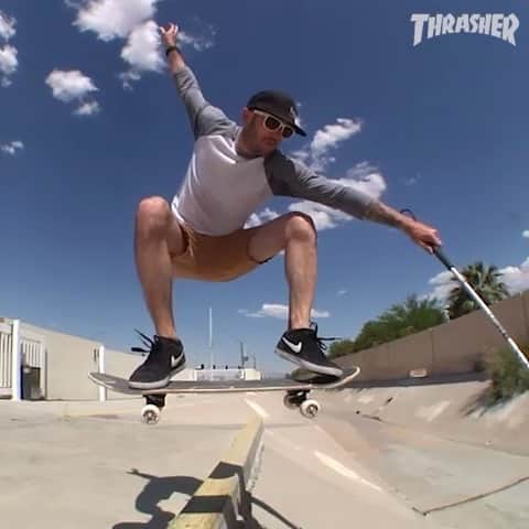 スラッシャーのインスタグラム：「👉🏽 @justinthebishop’s ‘Ditch Your Vision’ part is LIVE on ThrasherMagazine.com 📡」