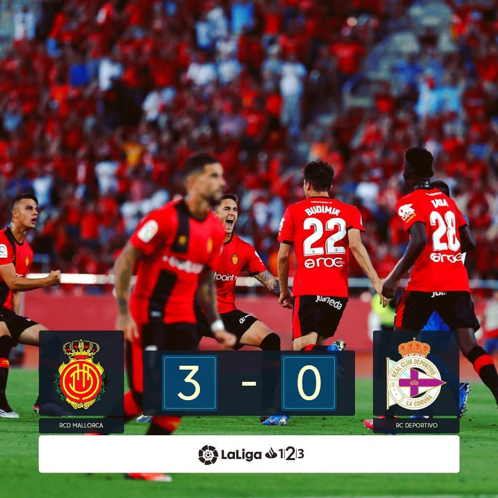 LFPさんのインスタグラム写真 - (LFPInstagram)「Three FANTASTIC GOALS for a HISTORIC VICTORY! 🌟 • #LaLiga #Mallorca #LaLiga123 #LaLigaSantander #Football #PlayOffLaLiga123」6月24日 5時50分 - laliga