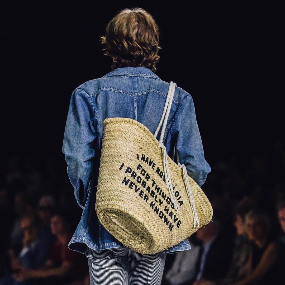 Vogue Runwayさんのインスタグラム写真 - (Vogue RunwayInstagram)「Seen at @Celine: “I have nostalgia for things I probably have never known." View the Spring 2020 men's collection at the link in our bio. Photographed by @styledumonde」6月24日 7時54分 - voguerunway