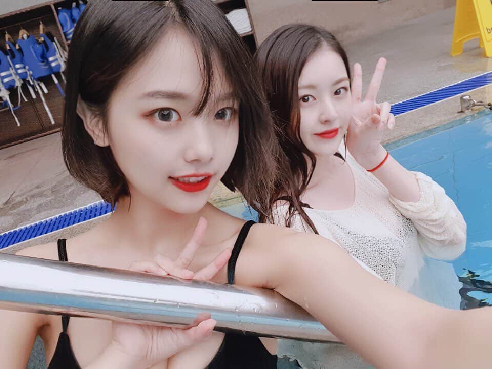 のインスタグラム：「물이 조하💦」