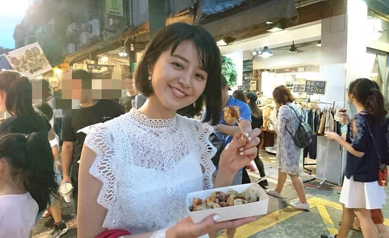 鈴木ちなみさんのインスタグラム写真 - (鈴木ちなみInstagram)「Hello Taiwan 🇹🇼❤️ #台湾 #士林夜市 #一口餃子 #ちなみたび」6月24日 10時20分 - chinami_suzuki0926