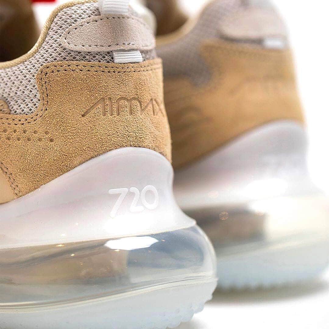 HYPEBEASTさんのインスタグラム写真 - (HYPEBEASTInstagram)「@hypebeastkicks: A new “Desert Ore” colorway of @obj and @nike‘s Air Max 720 collaboration has surfaced. The latest makeup arrived in cool tones of tan and grey laid out on layers of mesh, suede and leather. It’s available now at select retailers like @hypedc for $270 USD. Photo: Hype DC」6月24日 13時22分 - hypebeast