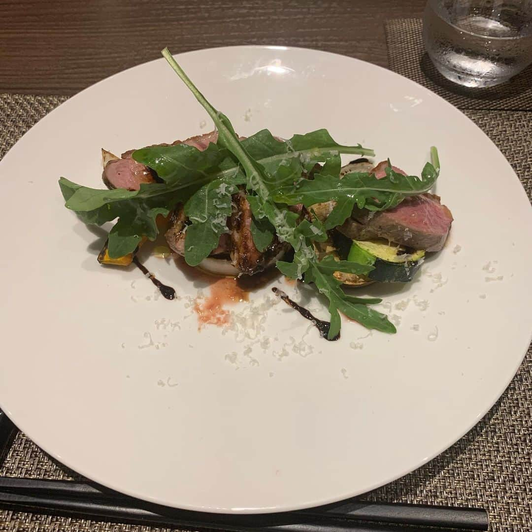 サニブラウン・ハキームさんのインスタグラム写真 - (サニブラウン・ハキームInstagram)「The course meal from yesterdays dinner😋😋」6月24日 14時01分 - hakimsanib