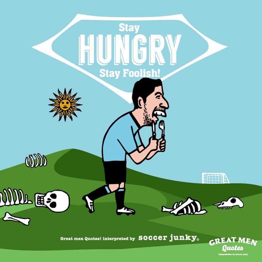 I_am_soccerjunkyさんのインスタグラム写真 - (I_am_soccerjunkyInstagram)「Goal hunter. ハングリーであれ、愚か者であれ。 ストライカーにも通ずる言葉です。 #soccerjunky #futbol #copaamerica #deliciousfootballlife #hungry #fw #jerry」6月24日 15時57分 - soccerjunky_official