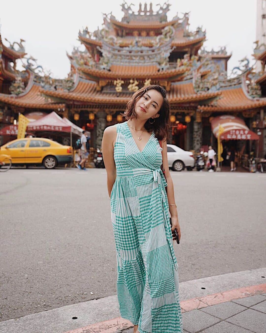 Julia Castroさんのインスタグラム写真 Julia Castroinstagram Taiwan Taipei Taiwan Fashion Ootd Outfit Outfitoftheday Trip Travel Girl Summer Style Green Color 台湾 台北 旅 旅行 台湾旅 アジア ファッション 夏服 ワンピース