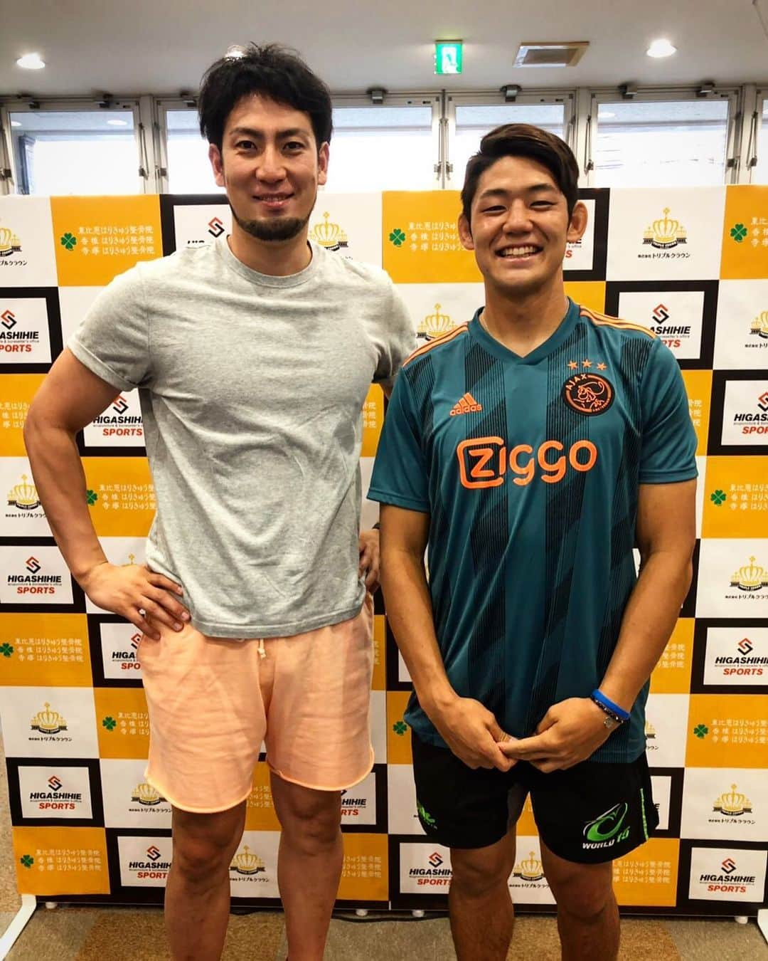 藤田慶和さんのインスタグラム写真 - (藤田慶和Instagram)「RIZING ZEPHYR FUKUOKA🏀所属の加納誠也選手！ @2010triplecrown の院長が紹介してくださいました！少しの時間でしたが、他競技の選手とお話ができてすごく勉強になりましたし加納さんめっちゃおもろくてめっちゃいい人でした👌 ありがとうございました🙇 #bリーグ #アスリート #福岡 #東比恵はりきゅう整骨院」6月24日 17時07分 - yoshikazu15