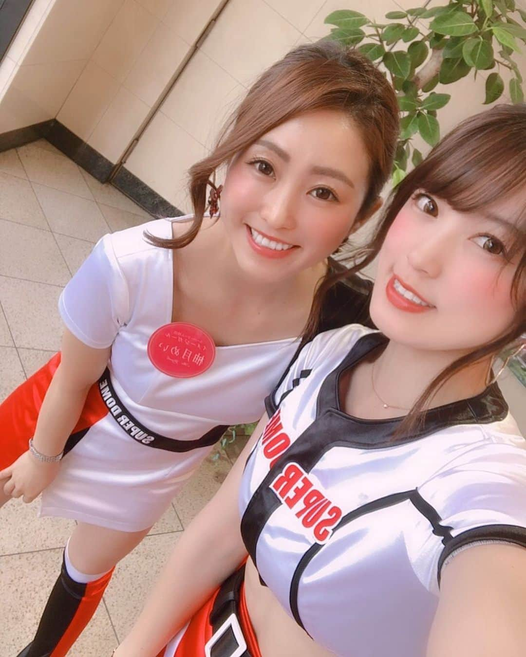 柚月めいさんのインスタグラム写真 - (柚月めいInstagram)「. SDG、Ｗ来店🤝 みぽりん💗みきてぃ と . . . #costume#baseball#sexy#photo#イメージガール#足#sdg#sunnydaygirls#follw#instagood#柚月めい」6月24日 17時30分 - meimei.yuzu