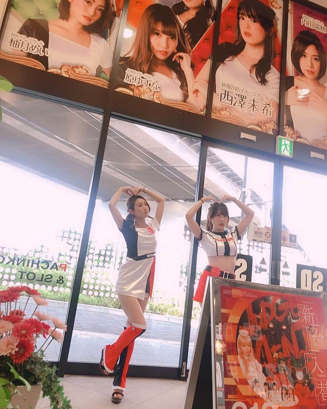 柚月めいさんのインスタグラム写真 - (柚月めいInstagram)「. SDG、Ｗ来店🤝 みぽりん💗みきてぃ と . . . #costume#baseball#sexy#photo#イメージガール#足#sdg#sunnydaygirls#follw#instagood#柚月めい」6月24日 17時30分 - meimei.yuzu