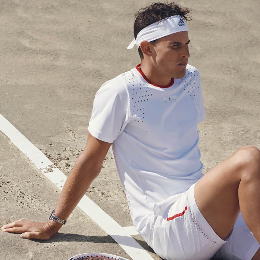 ドミニク・ティエムさんのインスタグラム写真 - (ドミニク・ティエムInstagram)「@adidas by @stellamccartney is changing the game with the new Tennis collection. Unrivalled performance wear created using recycled polyester and water saving technology 💪🏻. Available from 1st July  #HereToCreate #aSMC #adidasTennis」6月24日 18時00分 - domithiem