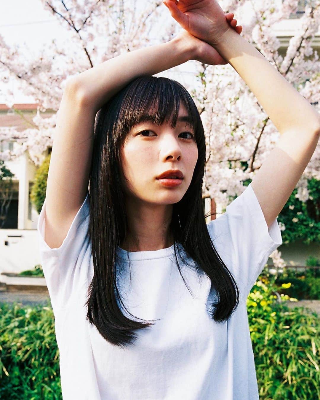 きなりのインスタグラム：「ありがとう😚❤️ @minori_nakada × @hanes_japan」