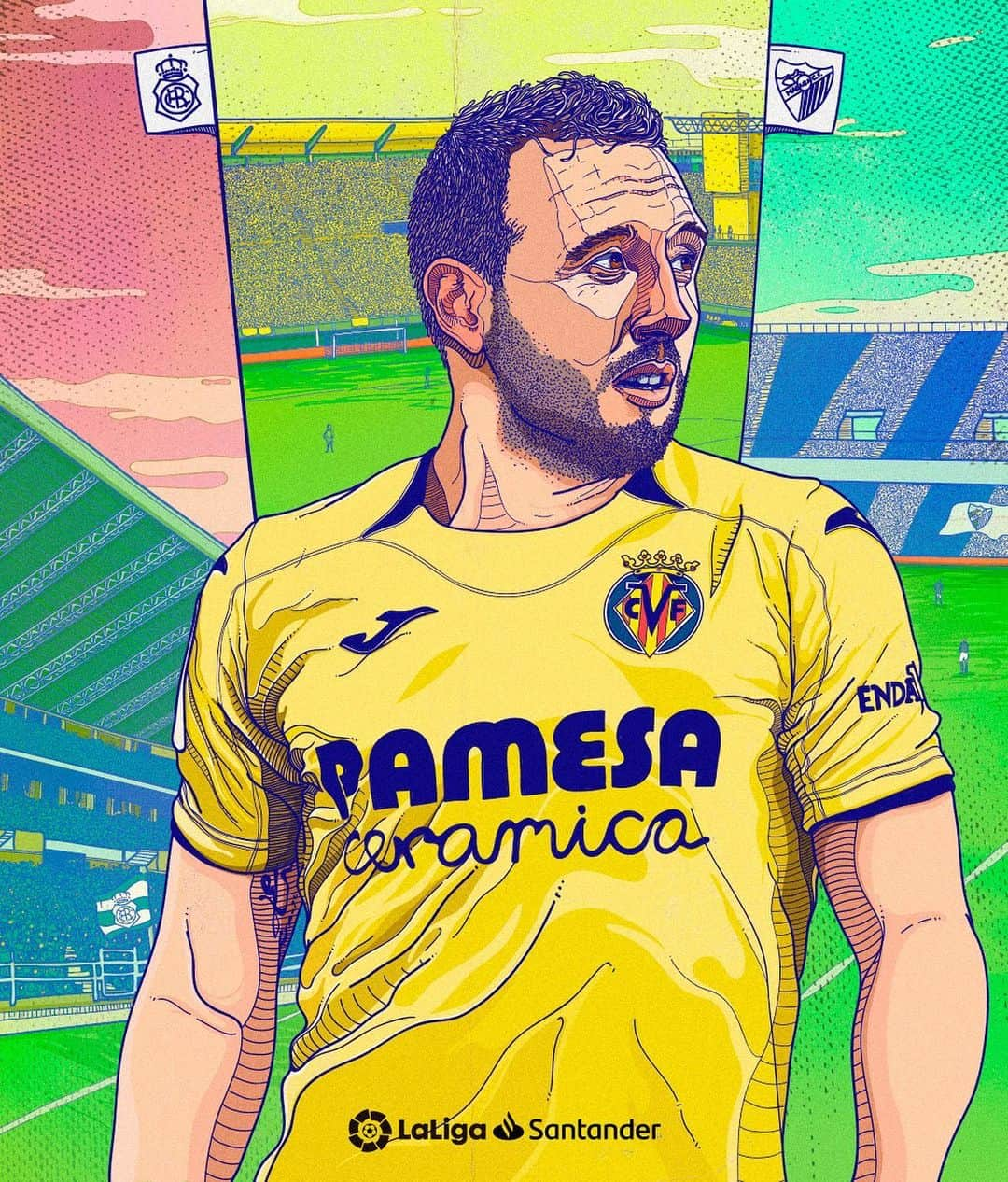 LFPさんのインスタグラム写真 - (LFPInstagram)「💪🏻 Effort & Magic 🌟 💛 @santicazorla 💛 • #Cazorla #Villarreal #Malaga #Recre #LaLigaSantander #LaLiga #LaLigaHistory」6月24日 20時02分 - laliga