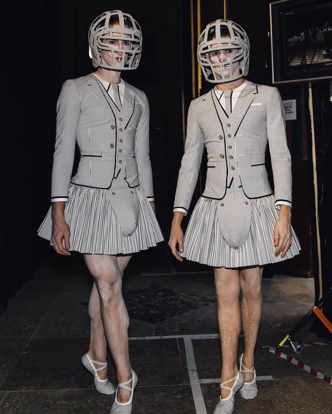 STYLE DU MONDEのインスタグラム：「@thombrowneny men’s spring 2020 for @voguerunway. link in bio #thombrowne #pfw」