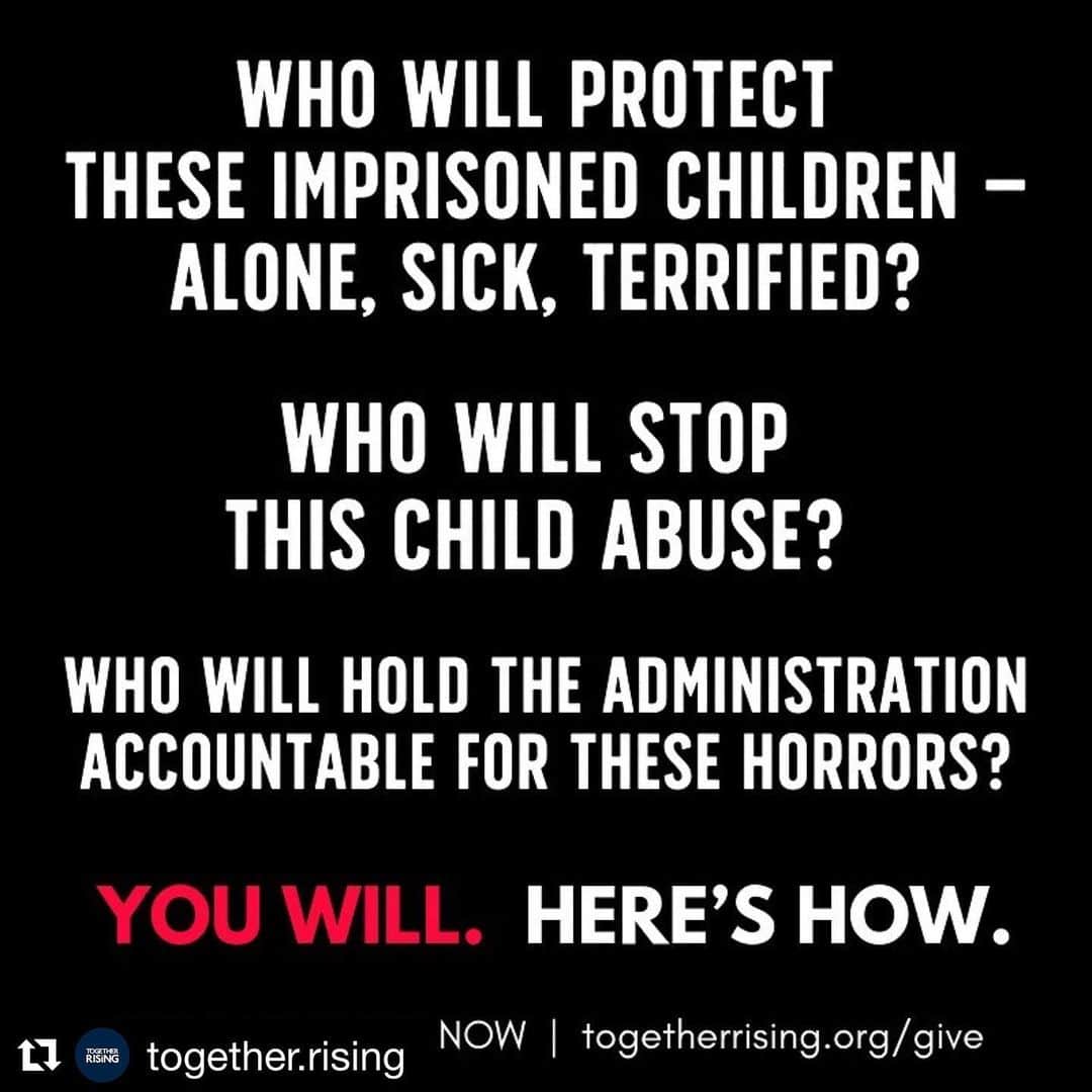 ミシェル・フォーブスさんのインスタグラム写真 - (ミシェル・フォーブスInstagram)「These children can’t wait for us to ‘vote’...or wait for our flaccid government to act. They are suffering & dying in US custody NOW. I don’t know what the answer is but I know we are now repeating history and we must do something. @shaunking humanized the six children that have died in US custody (that we know of...) by identifying them and giving them a face and a name. It has sent a shiver down my spine.  I, like you, stand horrified and impotent in my actions.  I urge you to follow & donate to @together.rising & @raicestexas & @shaunking and amplify this horror in any way you can.  I have a but a small following and my heart has always been initially with animal rights and the grave incomprehensible suffering that persists for those innocents. But It’s all the same. The Nazis used ‘animals’ in their language and their system of herding & ‘cattle transport’. We must stop this. I don’t know how. But we must mobilize somehow.  I don’t understand social media...it somehow ended up I used instagram for art and fun and friends and I scream at our broken political world on twitter. But now I see we don’t have a choice. Dark times.  For all of you who followed me because of our convo on Shawn’s feed...thank you but don’t be dissatisfied if my content is shallow. ・・・ HERE IS WHAT YOU CAN DO TO HELP END THE CHILD DETENTION ATROCITIES  13,100 children are imprisoned right now in federal custody — alone, without their families -- facing horrifying neglect and abuse.  Today, we will give these kids a defender who will step in front of the abuse they are facing, a protector who will ensure that the atrocities end, and an advocate who will make sure those responsible are held accountable. .  Holly Cooper, co-director of the Immigration Law Clinic at UC Davis,  and her team have inspected more than 30 detention centers over the last few years, saving countless kids.  Last month, their legal team found a premature infant so ill she would have died without immediate treatment. Their lawyers and doctors fought federal authorities to transport the baby to the hospital.  And saved her life.  Same with 3 more gravely ill toddlers.  The team is finding kids held in solitary」6月25日 6時08分 - iammichelleforbes