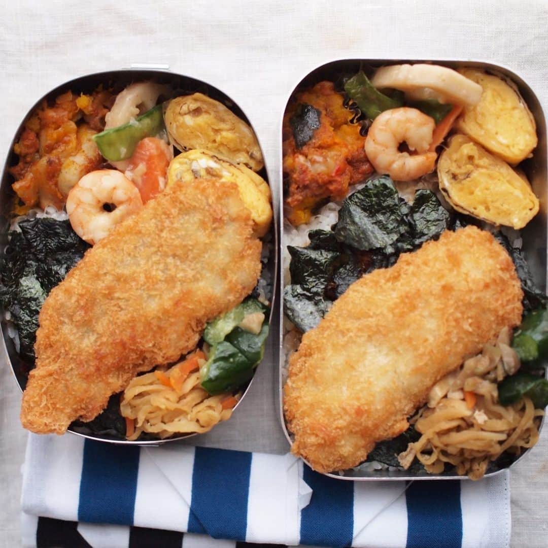 のインスタグラム：「06.25 海苔弁当  #roco弁 #お弁当 #高校生弁当 #高1男子弁当 #obento #bento #sensedemasaki #手ぬぐい #箸入れ」