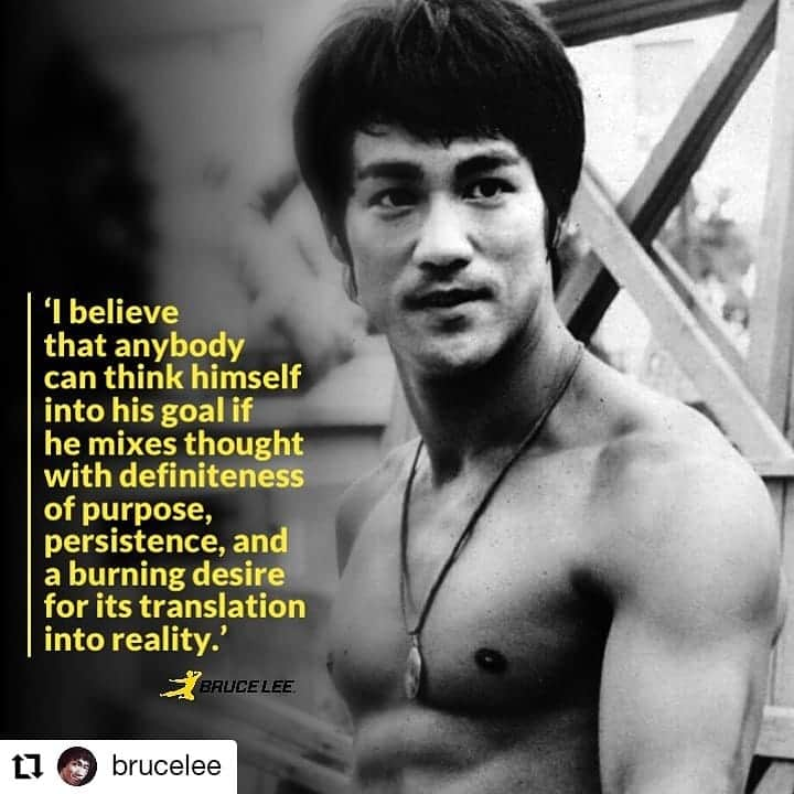 ガソリングラマーさんのインスタグラム写真 - (ガソリングラマーInstagram)「Yes #Repost @brucelee • • • • • • 🐉💪🏽”I believe that anybody can think himself into his goal if he mixes thought with definiteness of purpose, persistence, and a burning desire for its translation into reality.” 🐉👊🏽💥 . #BruceLee #Focus #Determination #Inspiration #HaveFaithInYourself #HardWork #MartialArtist #ArtistOfLife #SelfActualization #Over #SelfImageActualization #warrior」6月25日 6時32分 - gasolineglamour