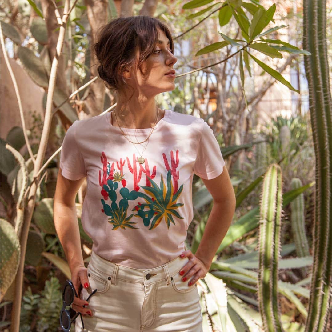 ベンシモンのインスタグラム：「Cactus mood 🌵 > Notre collection été est en ligne ☀️ 🇬🇧 Cactus mood 🌵 > Our summer collection is online ☀️ #bensimon #pe19 #summer」