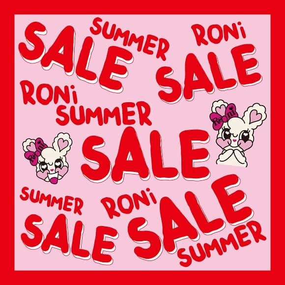 RONI WORLDのインスタグラム：「﻿ ﻿ 🤩★RONI SALE★6/29(土)～﻿🤩 RONIの2019年春物商品が50％OFF!!﻿ ﻿ ﻿ ※KODOMOLAND店のみスタート時間が異なります。﻿ ﻿ ※一部セール除外の商品がございます。﻿ ※お客様のご都合による返品・交換・返金はお受けできません。﻿ #RONI ﻿﻿ #roni ﻿﻿ #ロニィ﻿﻿﻿ #kids ﻿﻿ #kidsfashion ﻿﻿ #キッズ﻿﻿﻿ #キッズファッション ﻿﻿ #子供服 ﻿﻿ #20th﻿ #model﻿﻿ #SALE #お得な情報」