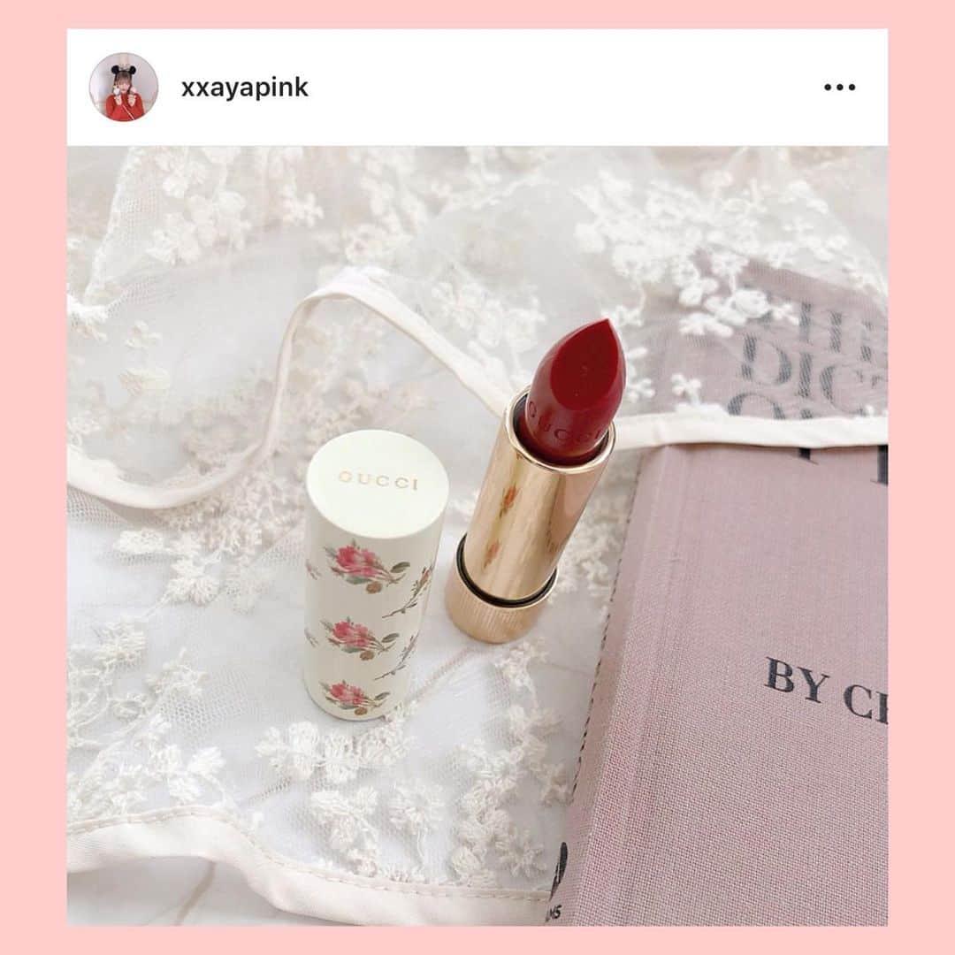 bis_web bis [ビス] さんのインスタグラム写真 - (bis_web bis [ビス] Instagram)「June 24, Monday﻿ ﻿ ﻿ 🍒﻿ ﻿ ﻿ GUCCI beauty のアイテムがかわいすぎる！❤️﻿ ﻿ 2020年に日本で発売予定の﻿ GUCCIのリップをいち早くゲットした女の子の投稿をご紹介💕﻿ ﻿ ﻿ フレグランスからコスメまで﻿ これからトレンドになるアイテムをチェックして！﻿ ﻿ ﻿ ﻿ #cosme #コスメ #GUCCI #guccibeauty #gucci😍 #コスメ #リップ #cosmetics #ガーリー」6月24日 23時24分 - bis_web