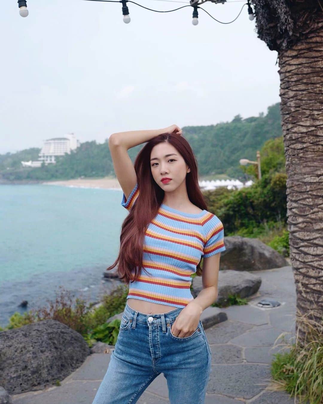 ティナ さんのインスタグラム写真 - (ティナ Instagram)「Catching some vitamin sea ☀️」6月24日 ...