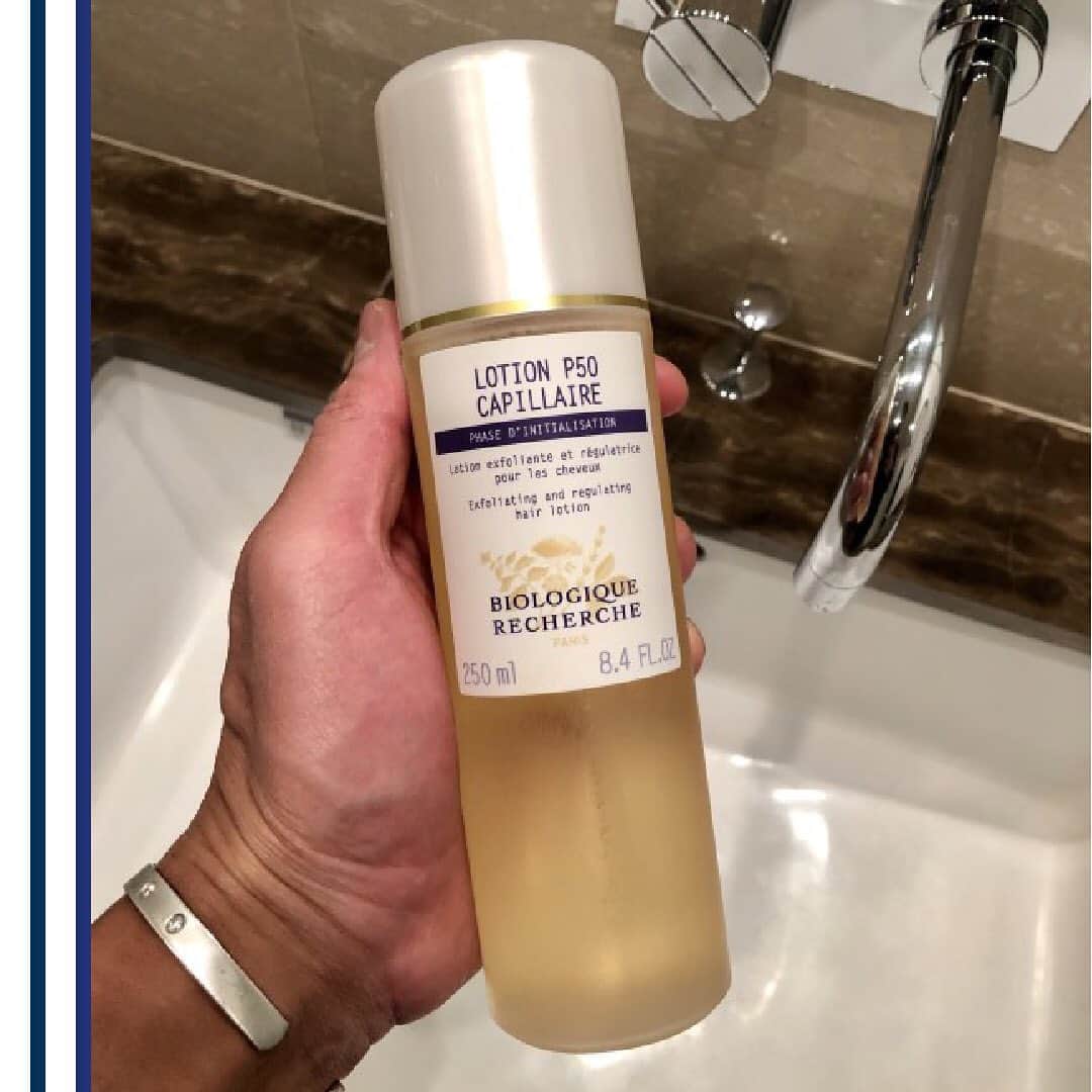 Biologique Recherche Indiaさんのインスタグラム写真 - (Biologique Recherche IndiaInstagram)「Lotion P50 Capillaire:  Result: purifies the scalp and balances its pH, preparing it for the next Biologique Recherche hair care treatment.  Product: Lotion P50 Capillaire restores the hair's strength and vitality with treatment starting at the root.  This multi-purpose lotion, gently purifies the scalp and regulates sebum secretion (Poly-Alpha-Beta-Hydroxy-Acid complex, balancing and astringent agents). It also boosts hair fiber resistance (moisturizing agents). It is recommended for all hair types and is ideal for seborrheic scalps.  Usage: apply a few drops of Lotion P50 Capillaire uniformly over the scalp. Massage gently with your fingertips and leave for 5 to 10 minutes. The scalp is now ready for the next treatment  For more information or purchases, please DM us.  SoulSkin - Your BIOLOGIQUE RECHERCHE ambassador in #India. -  #SoulSkin #BiologiqueRecherche #IloveBR #BuildingBetterSkin #skincare #br #mumbai #maharashtara #passion #expert #skin #skinexpert #skinroutine #skinhealth #skincaretips #healthyskin #skininstant #antipollution #breath #nature #beauty #getready #cosmetics #cosmetic #frenchcosmetics #frenchbeauty #facecare #bodycare #ambassadedelabeaute」6月25日 0時12分 - biologique_recherche_india