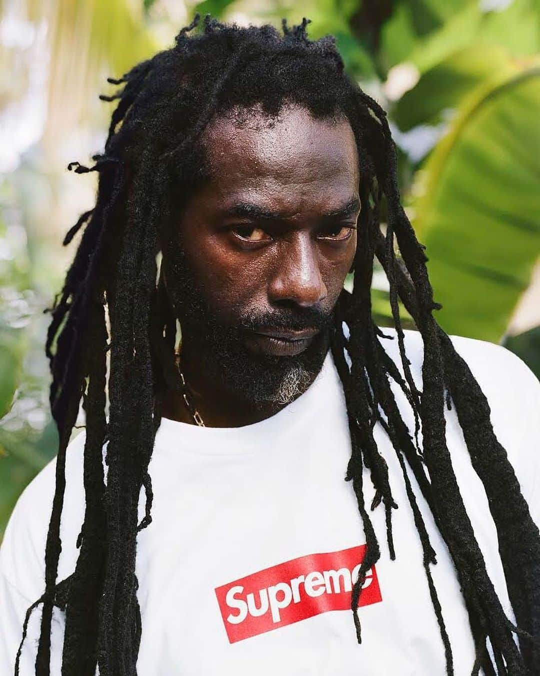 HYPEBEASTさんのインスタグラム写真 - (HYPEBEASTInstagram)「@hypebeaststyle: @supremenewyork unveils an all-new collaboration with Reggae and Dancehall artist @bujuofficial. A photo tee celebrating the reggae icon is expected to release this week. Photo: @sheekswinsalways」6月25日 0時13分 - hypebeast