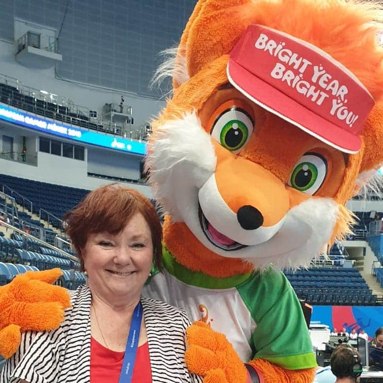 PJクォンさんのインスタグラム写真 - (PJクォンInstagram)「Me and my pal #lesik about to watch #minsk2019_gymnastics #exciting」6月25日 0時53分 - pjkwong