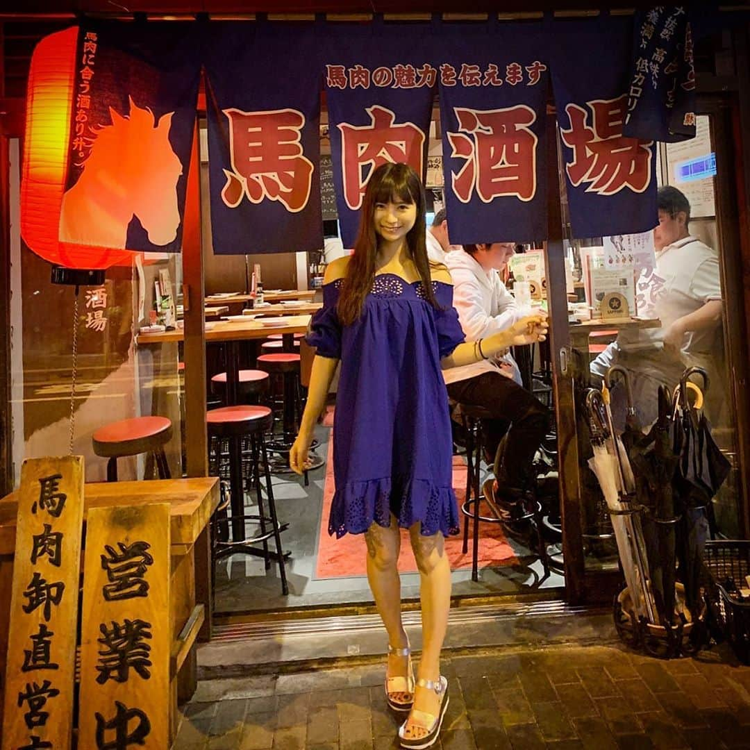 高瀬友規奈さんのインスタグラム写真 - (高瀬友規奈Instagram)「LOCAL SIDE OF TOKYO. ・ ・ ・ いつも馬肉食べてた思い出。 #horsemeat」6月25日 0時54分 - yukina_731