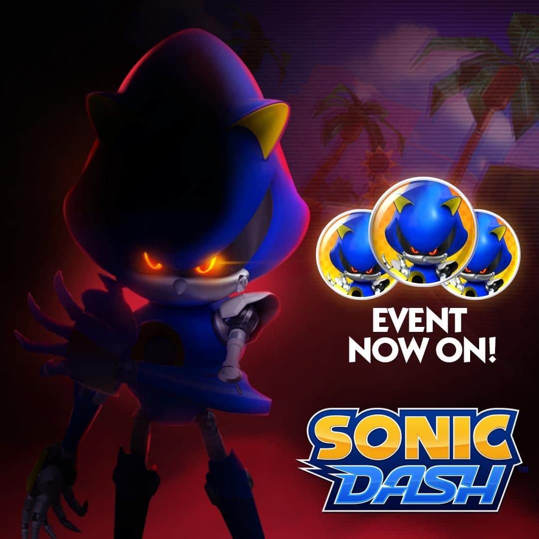SEGAさんのインスタグラム写真 - (SEGAInstagram)「Look who turned up to try and spoil the fun…  Metal Sonic is playable for the very first time in Sonic Dash! Unlock him in this week’s special event!  Download Sonic Dash for free on Android and iOS!」6月25日 1時14分 - sega