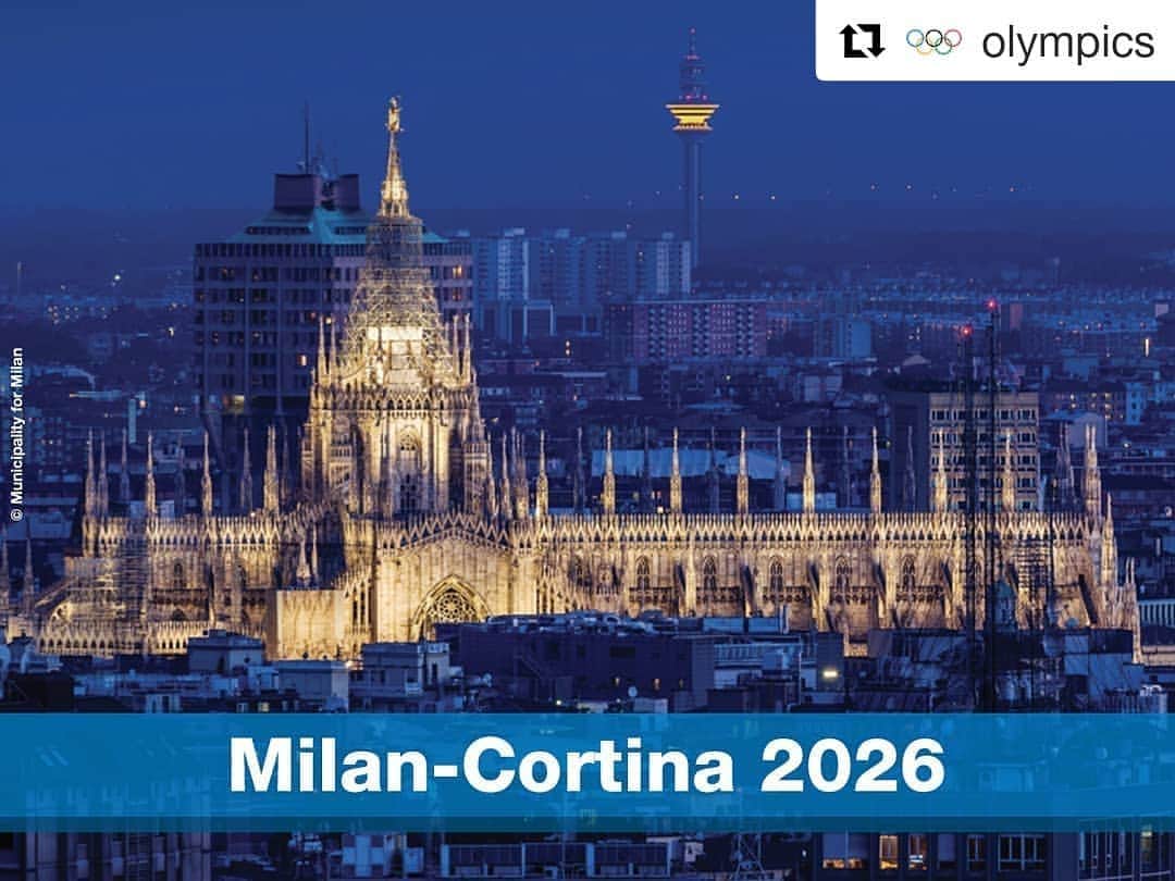 オリンピックチャンネルさんのインスタグラム写真 - (オリンピックチャンネルInstagram)「BREAKING: #MilanCortina2026 will host the 2026 #WinterOlympics!」6月25日 1時22分 - olympicchannel_x