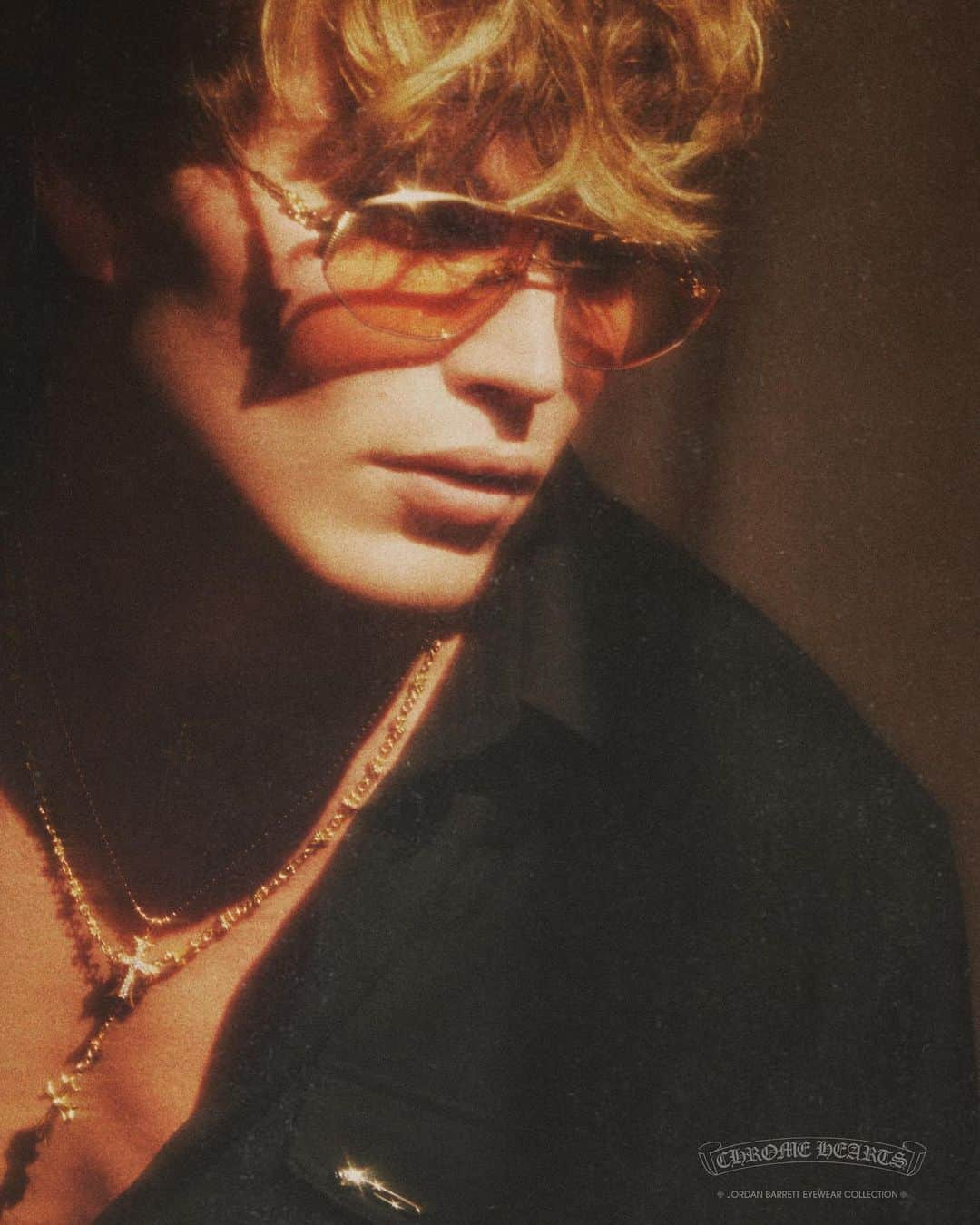 クロムハーツさんのインスタグラム写真 - (クロムハーツInstagram)「+ introducin’ the Chrome Hearts x Jordan Barrett eyewear collection + available in stores July + shot in Paris by Laurie Lynn」6月25日 1時56分 - chromeheartsofficial