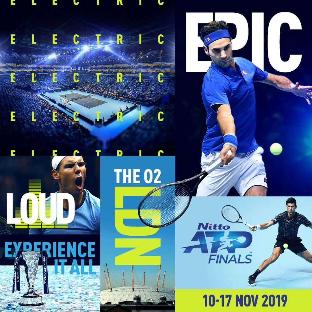 ATP World Tourさんのインスタグラム写真 - (ATP World TourInstagram)「The Race to London is heating up 🔥  1. Nadal 🇪🇸 2. Djokovic 🇷🇸 3. Federer 🇨🇭 4. Thiem 🇦🇹 5. Tsitsipas 🇬🇷 #NittoATPFinals #the02 #ATP #Nadal #Djokovic #Federer #Thiem #Tsitsipas」6月25日 2時53分 - atptour