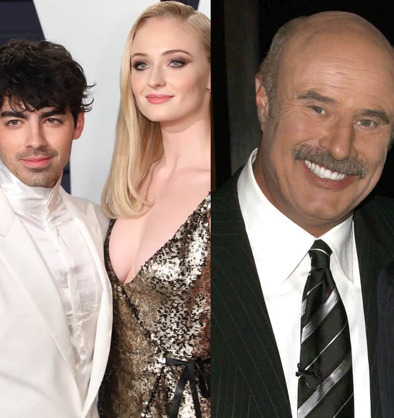 Just Jaredさんのインスタグラム写真 - (Just JaredInstagram)「@drphil revealed @joejonas and @sophiet’s wedding date in a very public way! Tap this pic in the LINK IN BIO to see.  #JoeJonas #SophieTurner #DrPhil Photo: Getty」6月25日 3時18分 - justjared