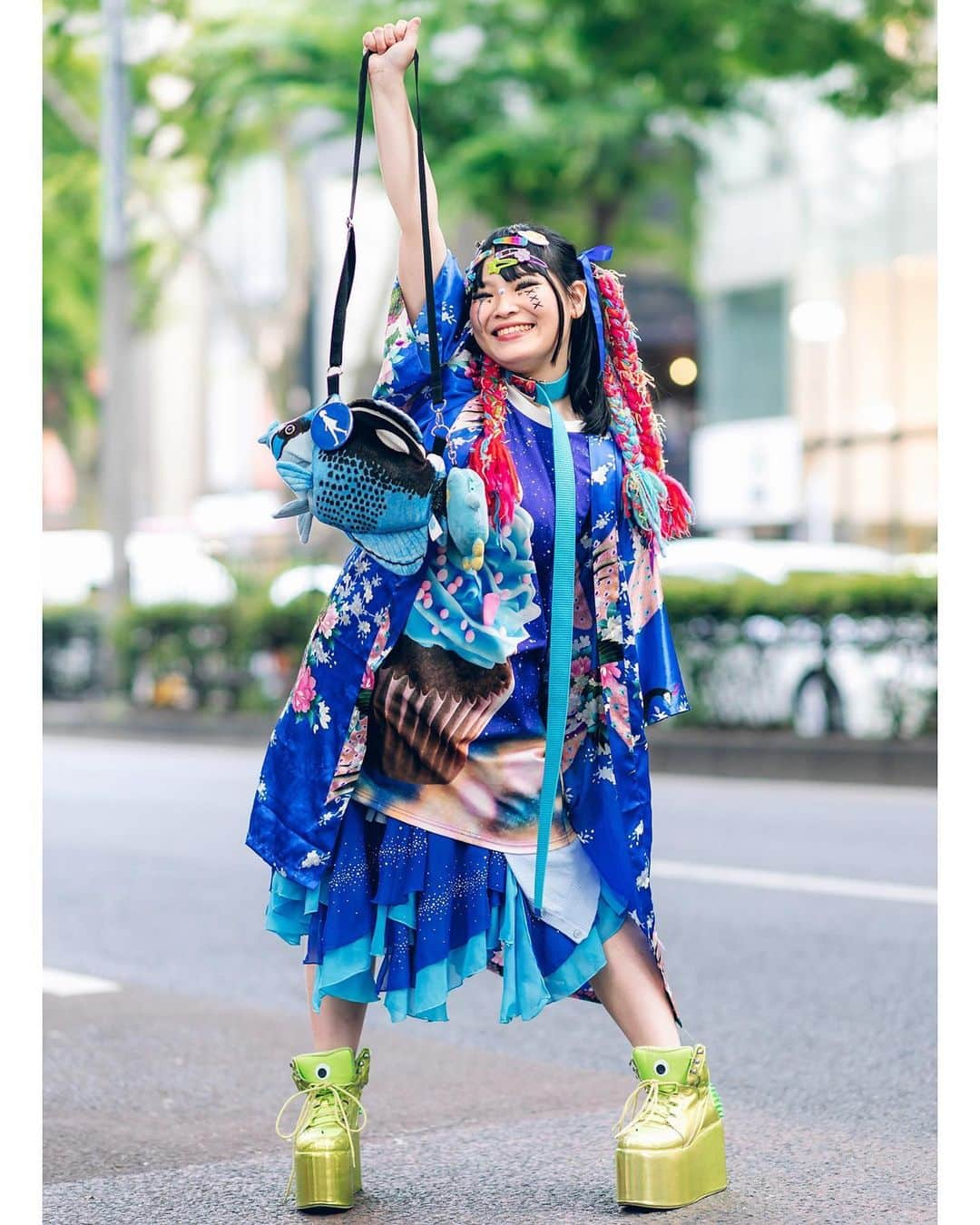 Harajuku Japanさんのインスタグラム写真 - (Harajuku JapanInstagram)「Purinchan (@Purin_Hayasaka) and Chami (@Chami8725) on the street in Harajuku wearing fun kawaii Japanese styles with items by 6%DOKIDOKI, ACDC Rag, Demonia, YRU, Yoshida Beads, LEGO, Claire’s, and Thank You Mart.」6月25日 4時49分 - tokyofashion