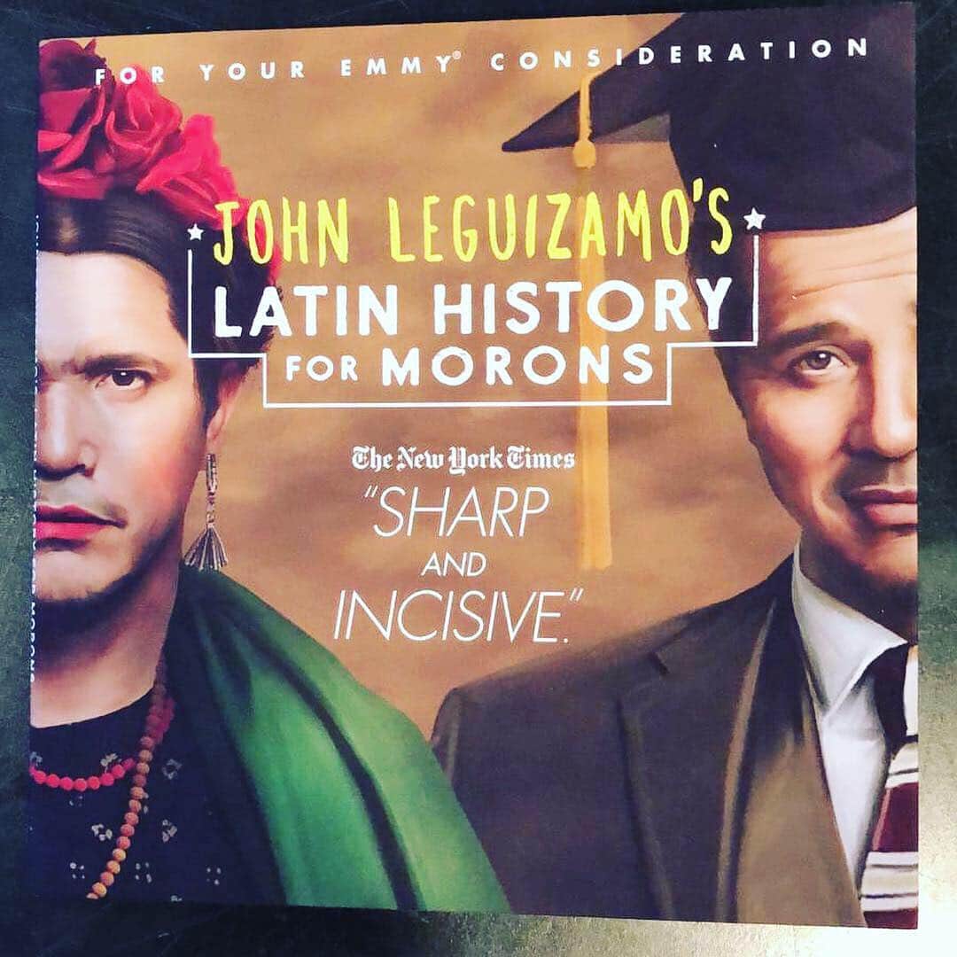 ジョン・レグイザモさんのインスタグラム写真 - (ジョン・レグイザモInstagram)「#latinhistoryformorons for your Emmy consideration! @netflix」6月25日 7時46分 - johnleguizamo