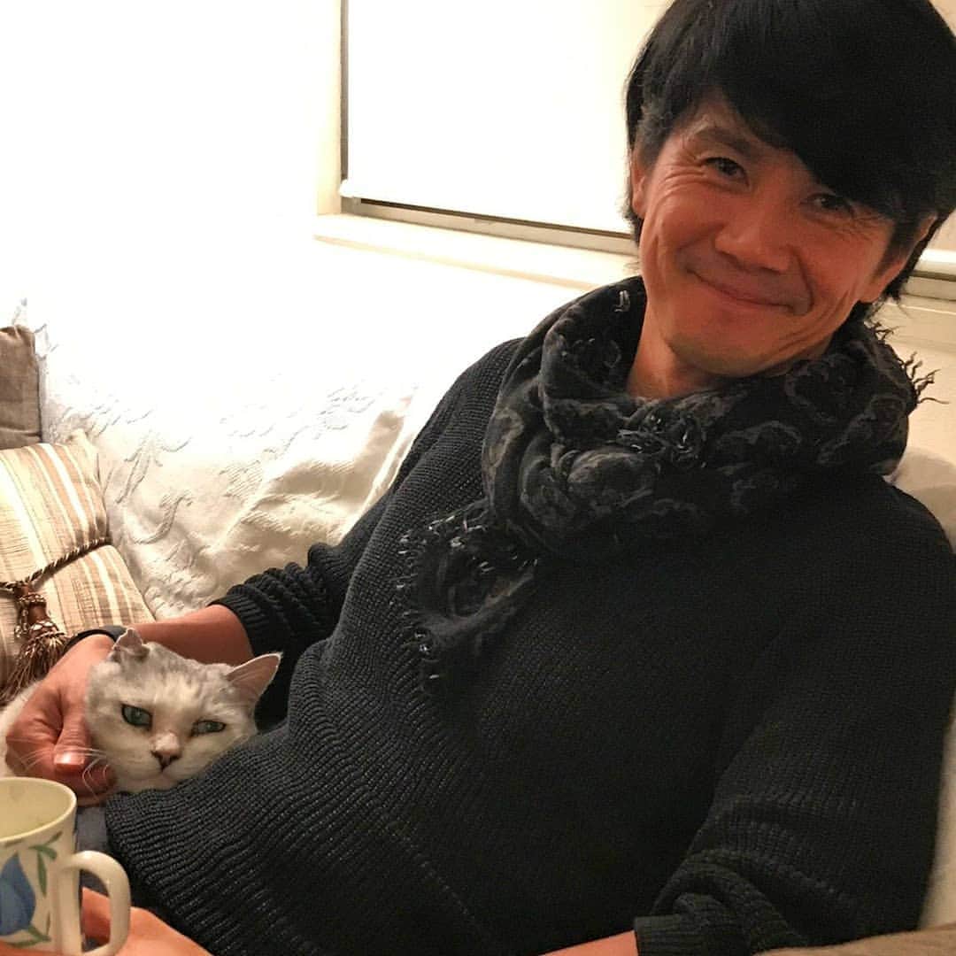 中野信治さんのインスタグラム写真 - (中野信治Instagram)「猫のきみちゃん19歳が旅立ってから1年 🐈  時間が経つのは早いですね。  子供の頃のトラウマで、ずっと動物に触ることが出来なかった私。。 そんな私が動物好きになるきっかけをくれたきみちゃんです。  ファミリーに沢山の笑顔と幸せを与えてくれて有難う。  いつも穏やかで人懐っこいチャーミングな子でした❣️ #cat #family  #猫」6月25日 8時35分 - shinjinakano