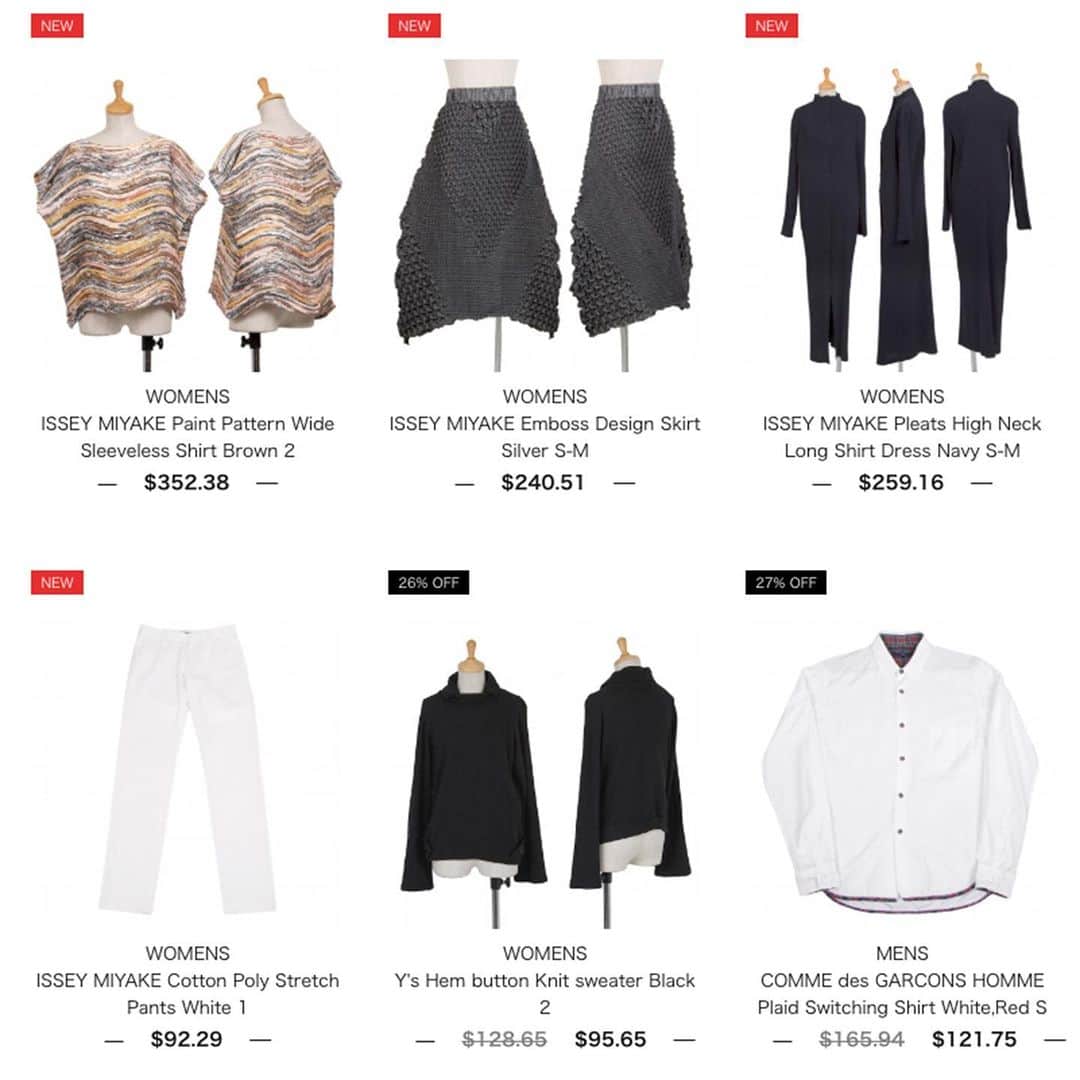 playfulさんのインスタグラム写真 - (playfulInstagram)「新着商品✨ISSEY MIYAKEなど❗️ 新規会員登録で、合計8,000円分のクーポンも✌️ https://www.playful-dc.com/mobile/  #ジャンポールゴルチエ  #イッセイミヤケ #ワイズ #パパス #コムデギャルソン  #jeanpaulgaultier #commedesgarcons  #limifeu  #papas #pleatsplease #yohjiyamamoto #宅配買取 #古着買取 #買取 #古着通販 #古着 #ブランド古着 #プレイフル」6月25日 9時12分 - playful_dc