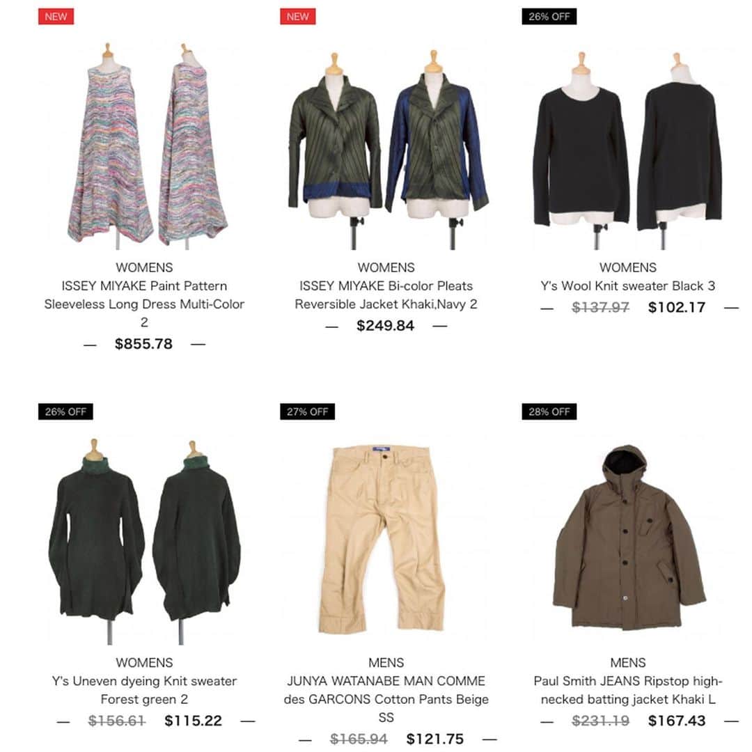 playfulさんのインスタグラム写真 - (playfulInstagram)「新着商品✨ISSEY MIYAKEなど❗️ 新規会員登録で、合計8,000円分のクーポンも✌️ https://www.playful-dc.com/mobile/  #ジャンポールゴルチエ  #イッセイミヤケ #ワイズ #パパス #コムデギャルソン  #jeanpaulgaultier #commedesgarcons  #limifeu  #papas #pleatsplease #yohjiyamamoto #宅配買取 #古着買取 #買取 #古着通販 #古着 #ブランド古着 #プレイフル」6月25日 9時12分 - playful_dc