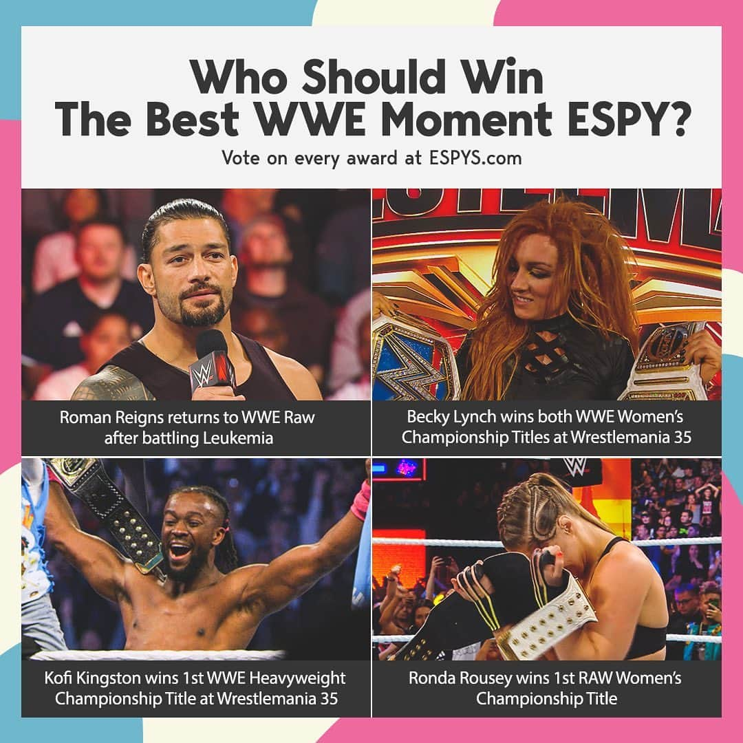 レベッカ・ノックスさんのインスタグラム写真 - (レベッカ・ノックスInstagram)「‪How sweet would it be to cap the most transformative year in WWE history with an ESPY?‬」6月25日 9時36分 - beckylynchwwe