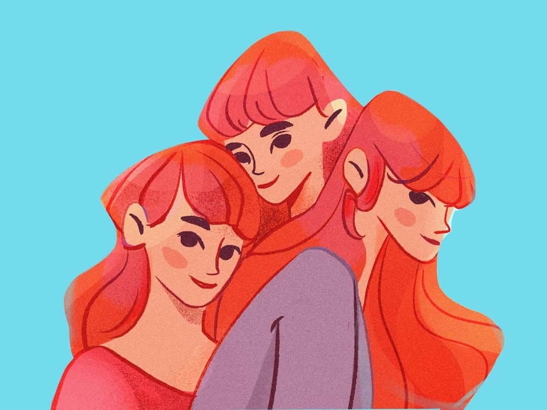 Dribbbleさんのインスタグラム写真 - (DribbbleInstagram)「Fill my eyes... with that triple vision. Redheads by @pixerious⠀ ⠀ #dribbble #dribbblers #design #illustration」6月25日 10時30分 - dribbble