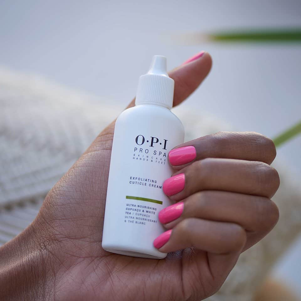 OPIさんのインスタグラム写真 - (OPIInstagram)「Here's a quick #nailcare tip 👉 Keep your nails looking and feeling fresh at home with #OPIProSpa #ExfoliatingCuticleCream. 🧖‍♀️ No need to wait until your next salon visit! #CuticleCare #OPIObsessed #nailhealth #healthyhands #soft #cuticles #hands #nails #healthy #clean #selfcare」6月25日 11時12分 - opi