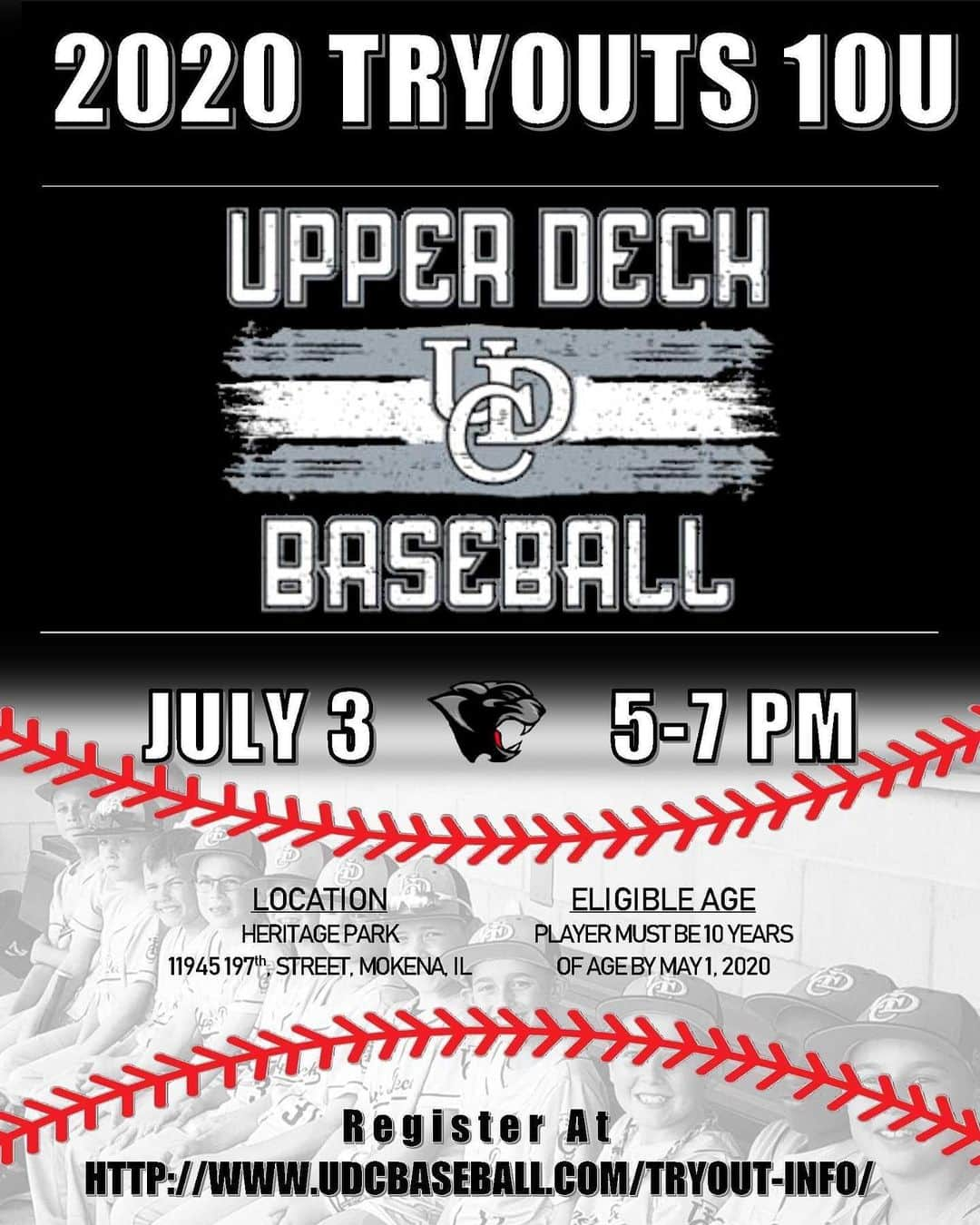 ブライアン・バリントンのインスタグラム：「Calling all ball players...at least those born between 5/1/2009 and 4/30/2010! #letsgo #udcbaseball」