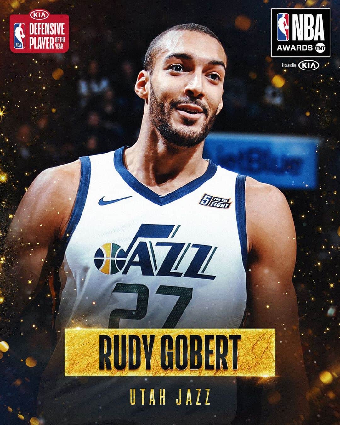 NBAさんのインスタグラム写真 - (NBAInstagram)「@rudygobert27 of the @utahjazz named 2019 #KiaDPOY! #NBAAwards」6月25日 11時50分 - nba