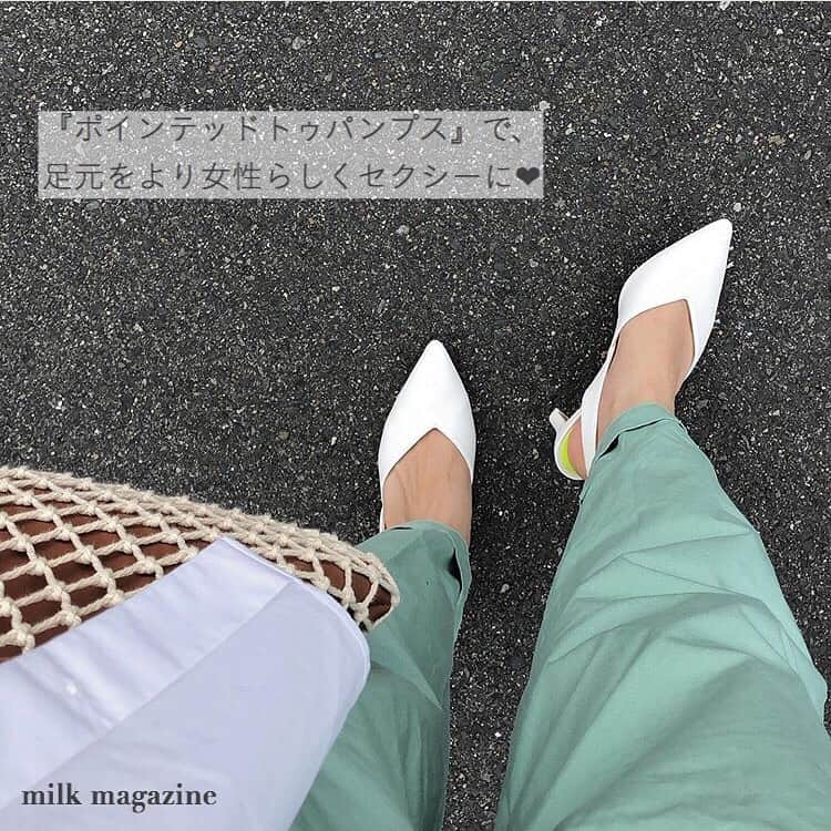 MOVE / ムーブさんのインスタグラム写真 - (MOVE / ムーブInstagram)「❁﻿﻿ 𝐉𝐮𝐧𝐞,𝟐𝟓 ┈┈┈┈┈┈┈┈┈┈┈┈┈┈┈﻿﻿ ﻿﻿ 暑いし、今日はサンダルでいいかな…。﻿﻿ そしていつの間にかワンパターン化している…！なんてことありませんか？﻿﻿ 夏の足元のおしゃれは手を抜きがちですよね。﻿﻿ ﻿﻿ 暑い夏でも足元まで抜かりなく……！﻿﻿ お洒落な足元で、お出かけをもっと楽しみませんか？✨﻿﻿ ﻿﻿ パンプスやスニーカーの色味によっても足元の見え方は違ってきますよ🐾﻿﻿ ﻿﻿ シンプルな靴には、柄ソックスでおしゃれをプラス。﻿﻿ ﻿﻿ ぜひ参考にしてみてね👟﻿﻿ ﻿﻿ ﻿﻿ photoby﻿﻿ ‪‪❤︎‬ @cacacano915 ‪‪❤︎‬ @_oyasumi____﻿﻿ ‪‪❤︎‬ @__k218xx__ ‪‪❤︎‬ @berry__glace﻿﻿ ‪‪❤︎‬ @pooooooooooodle ﻿ ﻿﻿ MiLKではみなさんからのお写真を募集しています♥﻿﻿﻿﻿﻿ @milk_magazine_﻿﻿ を付けて投稿してね♥﻿﻿﻿﻿ ﻿﻿ ┈┈┈┈┈┈┈┈┈┈┈┈┈┈┈﻿﻿ #milk_web #milk_magazine﻿﻿﻿﻿ #milkmagazine ﻿#milk_fashion﻿﻿ ﻿﻿ #足元コーデ #足元 #足元くら部 #足元倶楽部 #足元くらぶ #足元おしゃれ #スニーカー #パンプス #ダッドスニーカー #スニーカー女子 #ポインテッドトゥ #白スニーカー #お洒落女子 #今日のコーデ #きょコ #ファッション #プチプラファッション #プチプラコーデ #靴下 #靴下コーデ #夏コーデ」6月25日 12時02分 - milkmag_official