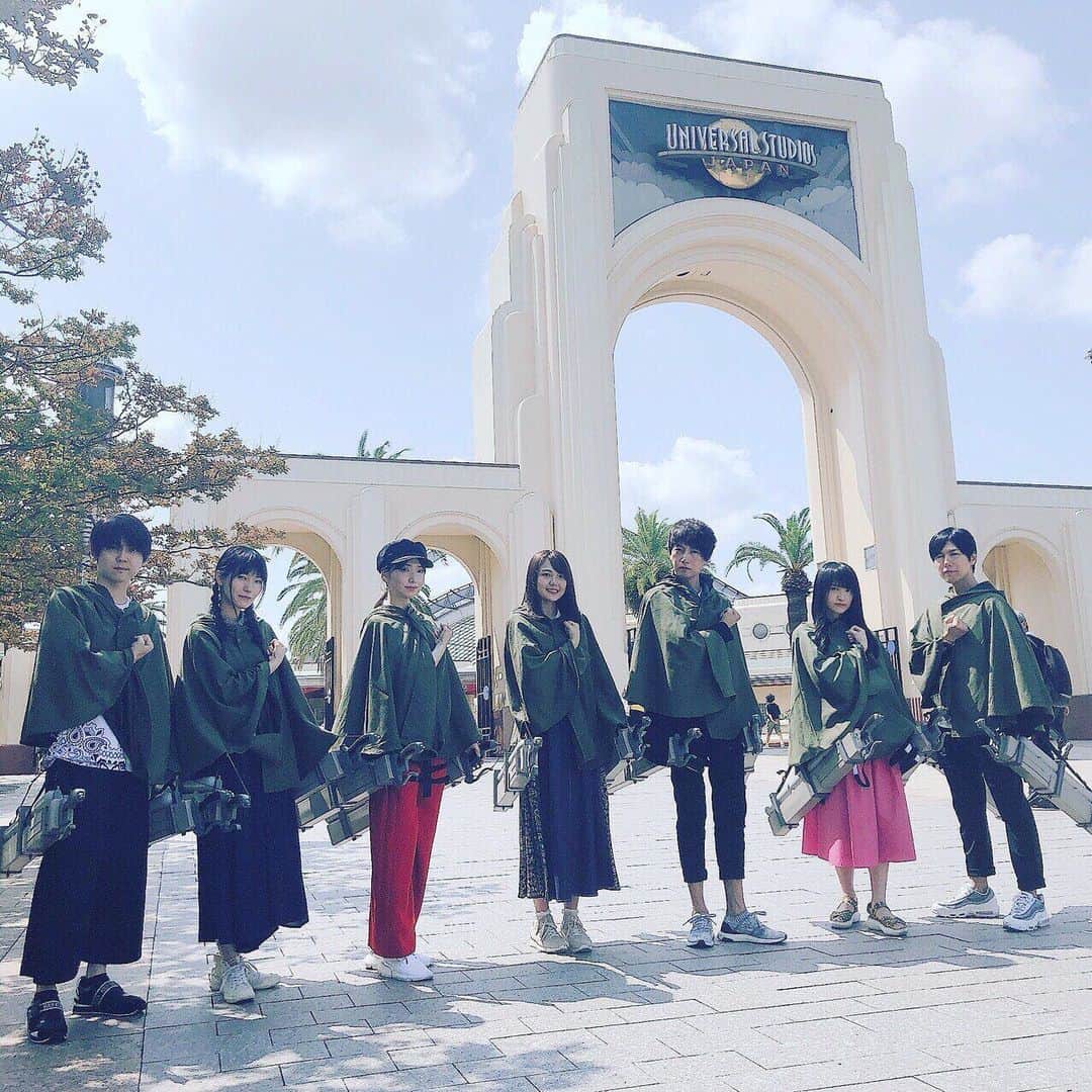 梶裕貴のインスタグラム：「USJxAttackonTitan 1. . . i love this cast so much」