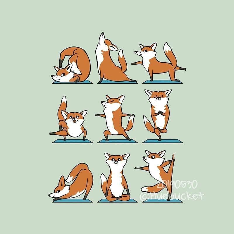 9GAGさんのインスタグラム写真 - (9GAGInstagram)「Your daily yoga motivation🧘‍♀️🧘‍♂️ By @huebucket  @doodles #yoga #illustration #9gag」6月25日 14時25分 - 9gag