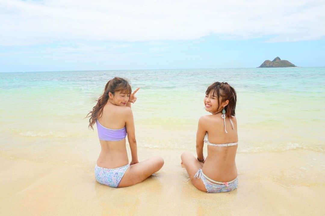 水野まいさんのインスタグラム写真 - (水野まいInstagram)「ラニカイビーチ🌺. . . 桜子とハワイ旅行にきてます☺️❤️. . . #hawaii #hawaiigram #bikini #bikinigirl #biki #bikinigirls  #beach #beach🌊 #travel #travelphotography  #lanikaibeach #lanikai  #hawaii🌺 #hawaiilife」6月25日 14時56分 - predia_mizuno_mai