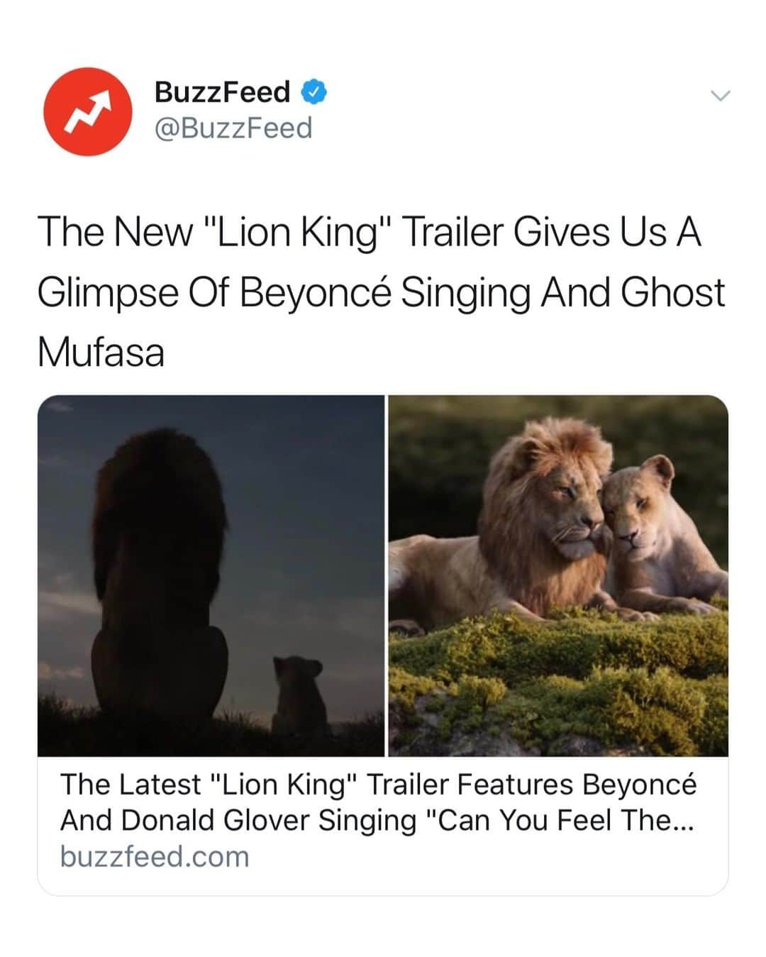 BuzzFeedさんのインスタグラム写真 - (BuzzFeedInstagram)「Are you excited for Lion King? Watch the latest trailer 👉 link in bio 🎥🦁」6月26日 1時58分 - buzzfeed