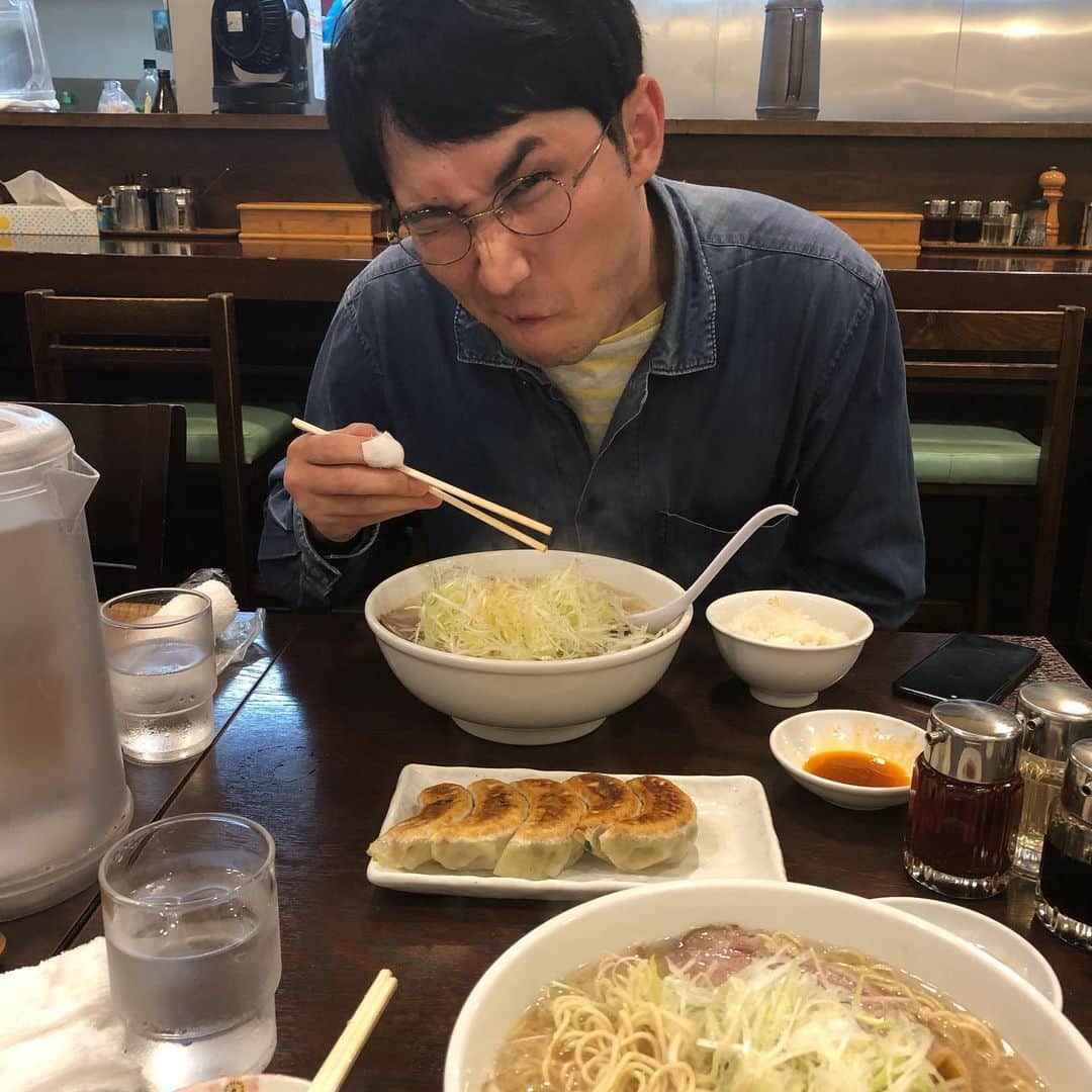 児玉智洋さんのインスタグラム写真 - (児玉智洋Instagram)「考えてみれば珍しく2人で。こんな時間に食い過ぎました。。」6月26日 0時37分 - damadama456