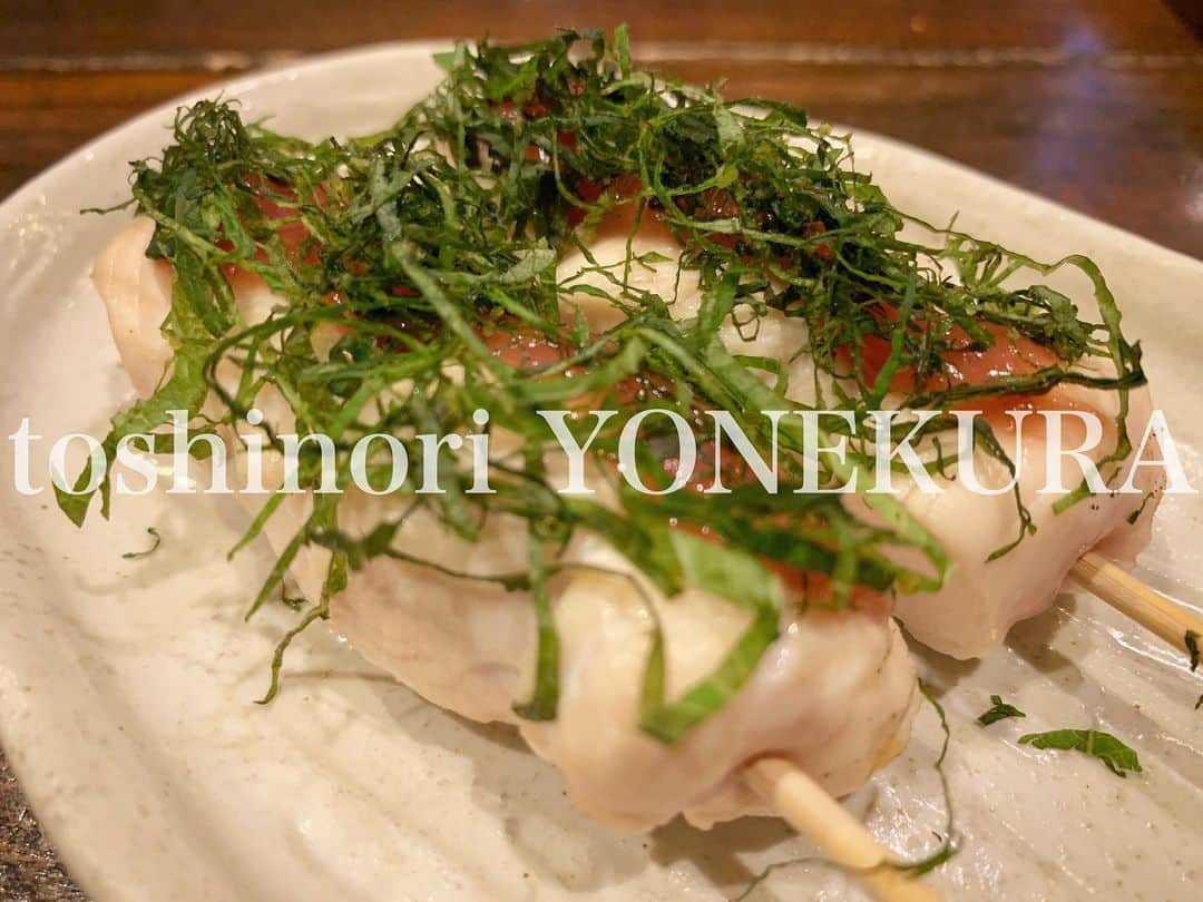 米倉利紀さんのインスタグラム写真 - (米倉利紀Instagram)「yakitori DINNER: thank you😜 #yakitori #dinner #lowfat #lowcarb #quick #diet #music #fashion #bodymake」6月26日 1時16分 - toshi_yonekura
