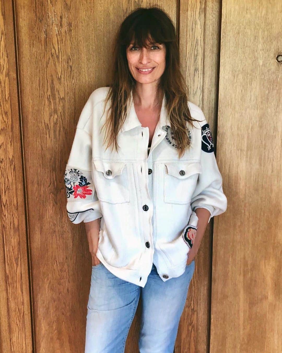 カロリーヌ・ド・メグレのインスタグラム：「At @barrieofficial pop up today in Paris #ParisFashionWeek」